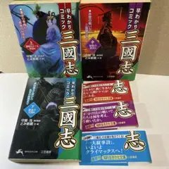 早わかりコミック三國志 上、中、下　３冊 漫画　文庫版　帯付き
