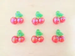 さくらんぼのチャーム★６個セット