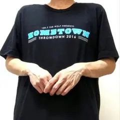 ベラキャンバス ホームタウン Tシャツ ブラック 黒色 L 古着