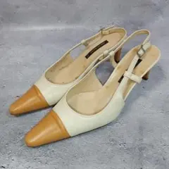 ブルーノマリ BRUNO MAGLI ヒール パンプス【36】ベージュ 大人上品
