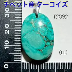 ★天然石 チベット産 ターコイズ ペンダントトップ (LL)
