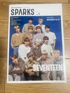 seventeen セブチ sparks スパークス　雑誌