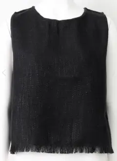 【新品】cocoon コクーン　ノースリツイードトップス　ノースリーブ　F