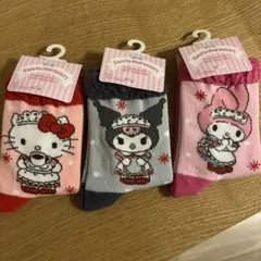 サンリオキャラクター靴下セット 15-20cm