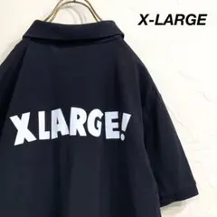 良品 X-LARGE ビッグロゴ ゴリラ刺繍 ポロシャツ