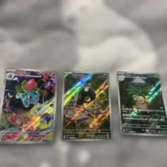 ポケモンカード フシギソウ・シルシュルー・マリル セット