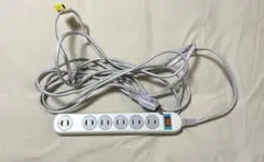 YAZAWA 6口電源タップ 5m コンセント
