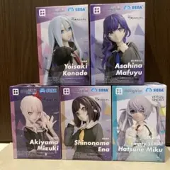 プロジェクトセカイ 25時ナイトコードで。 　フィギュア5点まとめ売り