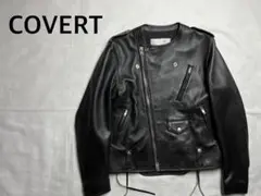 COVERT ノーカラー ライダース ジャケット レザー アローズ