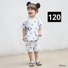petitmain 甚平 ディズニー ヘアバンドセット　120㎝　プティマイン