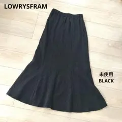 未使用★LOWRYSFRAM ローリーズファーム　黒　レディース　スカート