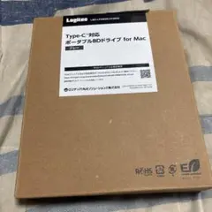 Mac用 ポータブルBDドライブ Type-C対応