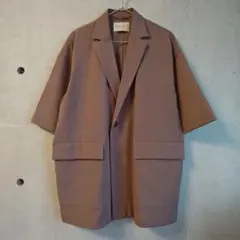 PUBLIC TOKYO ハーフスリーブ ジャケット ピンク サイズ01