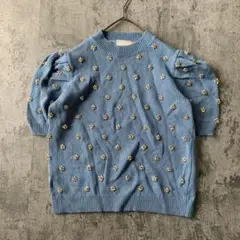 【SEVEN TEN by MIHO KAWAHITO】M ボリューム袖ニット
