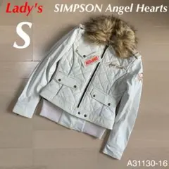 新品 牛革 Angel Hearts レザージャケット S 定価58300円