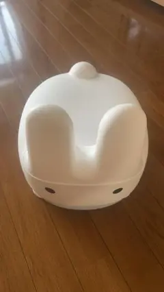 ウサギ型幼児用トイレ ホワイト　未使用品