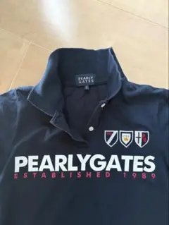 PEARLY GATES ポロシャツ ネイビー 89