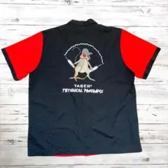 Good design 半袖シャツ 刺繍ロゴ ブラック XL 0906