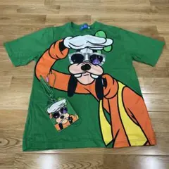 東京ディズニーリゾート グーフィー Tシャツ L チケットホルダー 2点セット