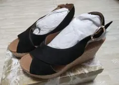 Gabor ガボール サンダル 黒 23cm
