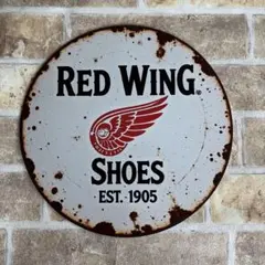 red wing レッドウイングブリキ看板 アメリカン雑貨 世田谷ベース