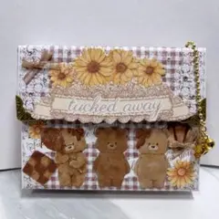 蛇腹ファイル おすそ分け ハンドメイド チェーン付き 249番