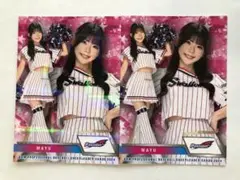【MAYU】BBM 2024 チア ヤクルト パラレル版 2枚セット