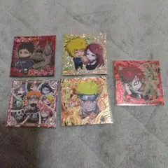 NARUTOウエハースステッカー【シークレット、暁、うずまき家、我愛羅】