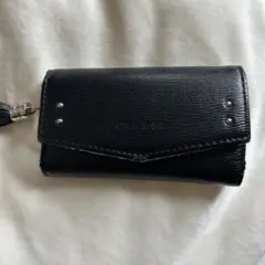 CECIL McBEE(セシルマクビー)ブラックレザーキーケース タッセル付き