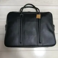 [新品訳有]COMME CA MEN サフィアーノブリーフバッグ 05ブラック