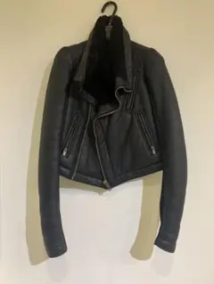 rick owens ムートン ライダース ジャケット