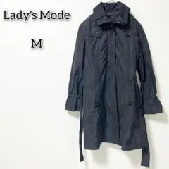 レディースモード 【M】 アウター トレンチコート ライナー付き 総柄 裏地