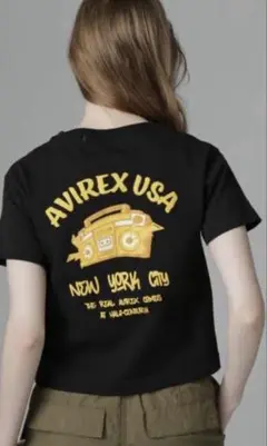 完売　チビT クロップ丈　ショート丈　T-shirt /AVIREX