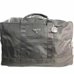 ✨美品✨PRADA プラダ ボストンバッグ テスートナイロン 三角プレート