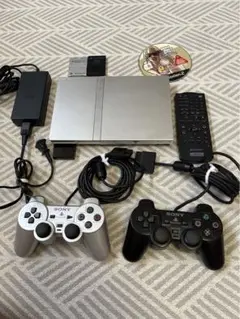 SONY PS2 本体 SCPH-77000 薄型 シルバー　ジャンク