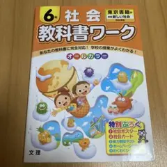 教科書ワーク社会 東京書籍版 6年