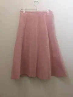 homspun ウールスカート(ピンク)