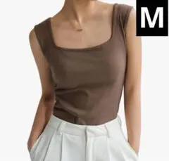 ⭐️フィットするデザイン⭐️【KISBINI】タンクトップ レディースリブ女性