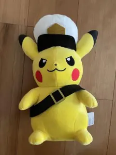ポケモン　もふぐっとぬいぐるみ　キャプテンピカチュウ　ゴーグルver. タグ付