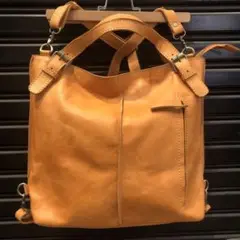 PEAK SPEAK「新品 」牛革 3WAY リュック ショルダーバッグ