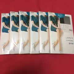 グンゼ　サブリナシアーフィット　L-LL ブラック　6足