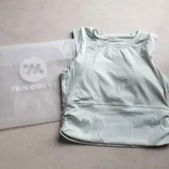 YOMOMENT ミントグリーン タンクトップ