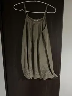 メルベイユアッシュ キャミソールチュニック カーキ