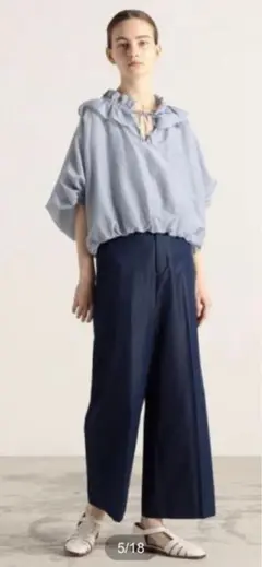 トゥモローランド コットンシルクブラウス
