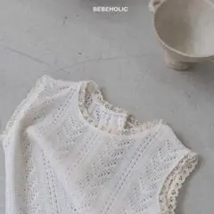 «bebeholic»ジェリーニットノースリーブ