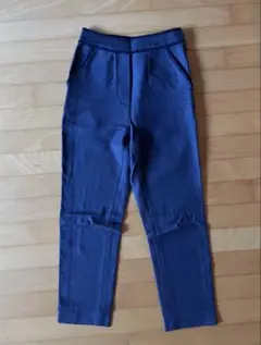フィリップリム ネイビー ハイウェストパンツ