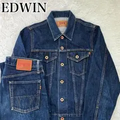 【希少】EDWIN デニムセットアップ 上下とも 赤耳 セルビッチ