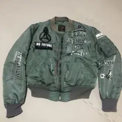 アンダーカバー　UNFINISHED アナーキー　MA-1 紺　XL UNFINISHEDアナーキーMA-1 2023126 | UNFINISHED