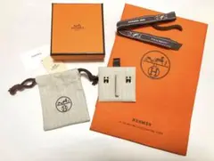 HERMES ポップH ポップアッシュ ピアス ネックレス ブラック