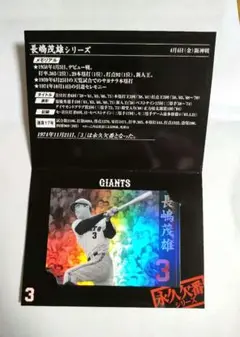 2つ　読売ジャイアンツ 長嶋茂雄シリーズ 記念グッズ